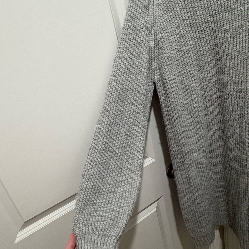Cozy Gray Women's Sweater Dress by Love Ellie - Picture 4 of 8